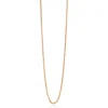 Clearance Zinzi 42 cm zilveren jasseron ketting rosé verguld ZILC-J42R