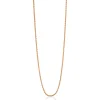 Zinzi 80 cm zilveren palmier ketting rosé verguld ZILC-P80R