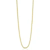 Sale Zinzi 90 cm zilveren palmier ketting geel verguld ZILC-P90G
