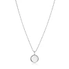 Online Zinzi 13.5 mm zilveren coin hanger met parelrand voor gravure ZIH2651 (zonder collier)