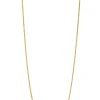 Online Zinzi 42cm Gold 14 krt anker ketting 0,7mm breed, ideaal om je hanger aan te bevestigen ZGLA42-07