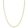 Sale Zinzi 42cm gold plated zilveren koord ketting ZILC-K42G