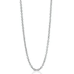 Outlet Zinzi 60cm zilveren anker ketting ZILC-A60