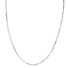 Hot Zinzi 80cm zilveren figaro ketting ZILC-F80