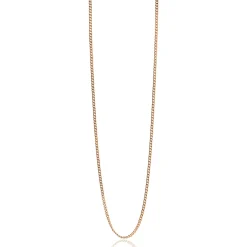 Online Zinzi 80cm zilveren gourmet ketting rosé verguld ZILC-G80R