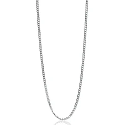 Clearance Zinzi 90cm zilveren gourmet ketting. ZILC-G90