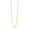 Clearance Zinzi 70cm zilveren jasseron ketting geel verguld ZILC-J70G