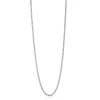 Best Zinzi 80cm zilveren jasseron ketting ZILC-J80