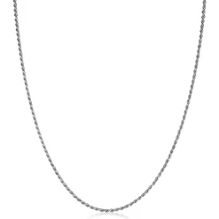Outlet Zinzi 70cm zilveren koord ketting ZILC-K70