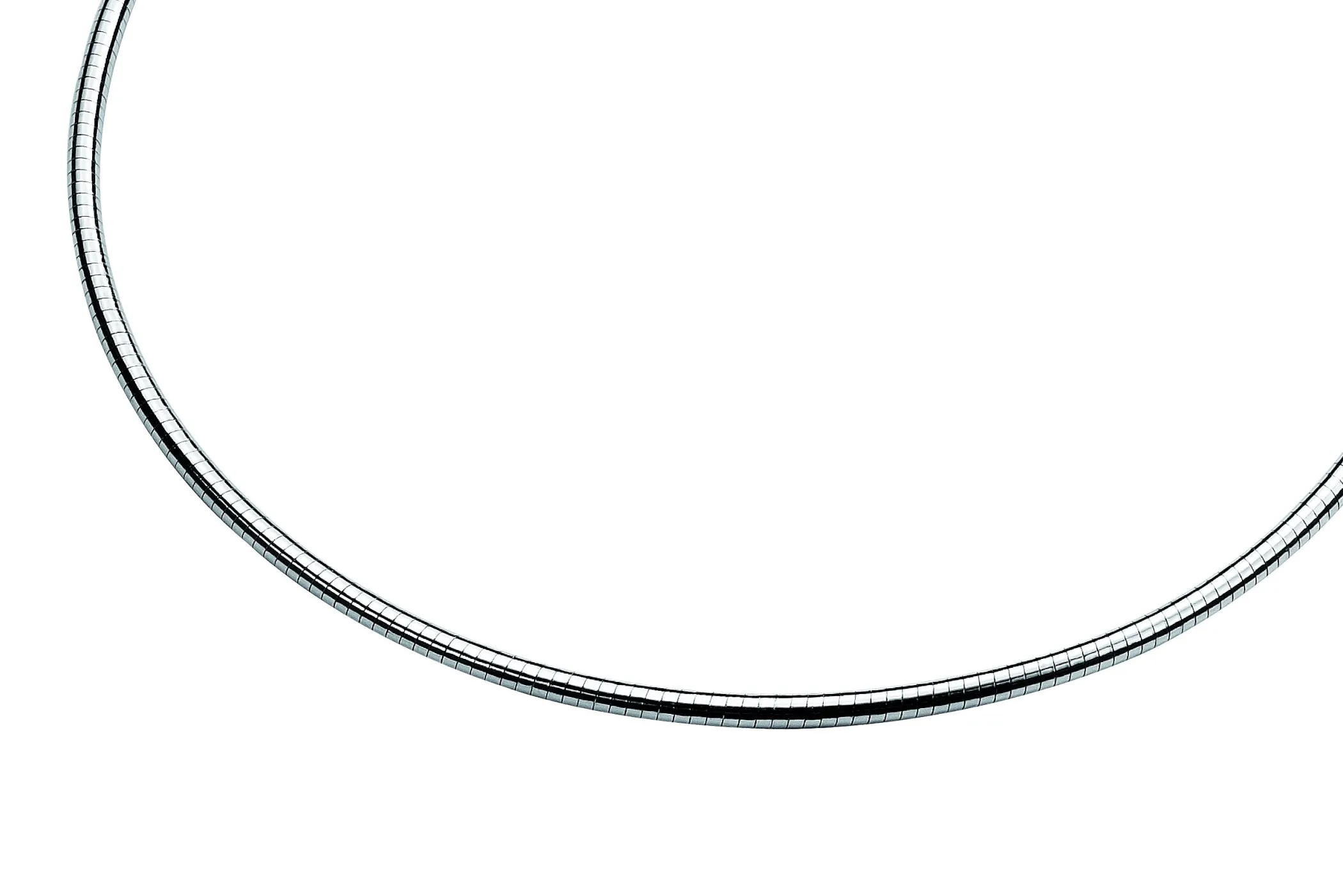 Clearance Zinzi 48cm zilveren omega collier 3mm breed ZIOM3-48