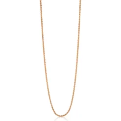 Discount Zinzi 42cm zilveren palmier ketting rosé verguld ZILC-P42R