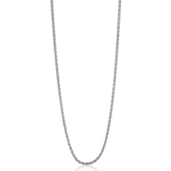 Best Zinzi 45cm zilveren palmier ketting ZILC-P45