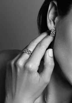 Sale Zinzi Mart Visser by zilveren brede schakel ring 8mm breed MVR22