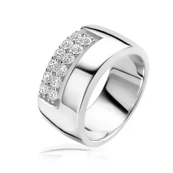 Sale Zinzi Mart Visser by zilveren ring strak recht 10mm MVR17