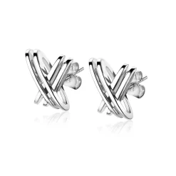 Hot Zinzi Mart Visser by zilveren fantasie oorsieraden glad 10mm MVO12