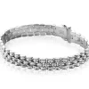 Outlet Zinzi Mart Visser by zilveren brede schakel armband 9mm met luxe sluiting MVA22