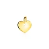 Discount Zinzi 10mm Gold 14 krt gouden hanger met trendy glanzend hartje van 10mm ZGH396-10 (zonder collier)