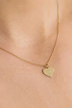 Discount Zinzi 11mm Gold 14 krt gouden hanger met glanzend hartje van 11mm ZGH363-11 (zonder collier)