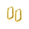 Zinzi 16mm Gold 14 krt gouden rechthoekige oorringen met luxe klapsluiting 16mm x 2mm vierkante buis ZGO362