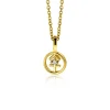 Online Zinzi 9mm gold plated zilveren Boogschutter sterrenbeeldhanger bezet met witte zirconia ZIHY-BOO (zonder collier)
