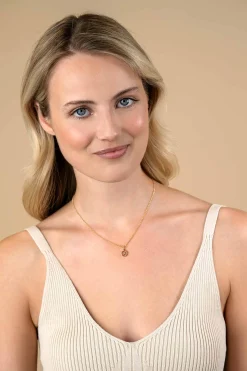 New Zinzi 9mm gold plated zilveren Vis sterrenbeeldhanger bezet met witte zirconia ZIHY-VIS (zonder collier)