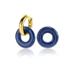Sale Zinzi 12mm oorbedels rond met lapis lazuli edelsteen ZICH2274L (zonder oorringen)
