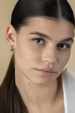 Online Zinzi 12,5mm zilveren ear cuff gedraaide buis per stuk geprijsd ZIO-CUFF3