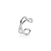 Clearance Zinzi 12,5mm zilveren ear cuff cross-over gladde buis 5,5mm breed per stuk geprijsd ZIO-CUFF5