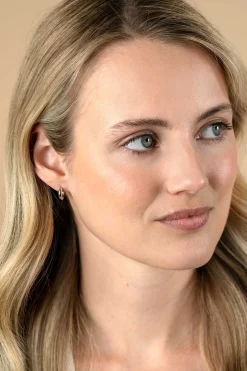 Zinzi 12,5mm zilveren gladde oorringen met ronde buis 3mm met luxe klapsluiting ZIO2600