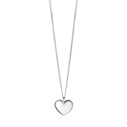 Hot Zinzi 20mm zilveren hanger glad hart voor gravure ZIH2346-20 (zonder collier)