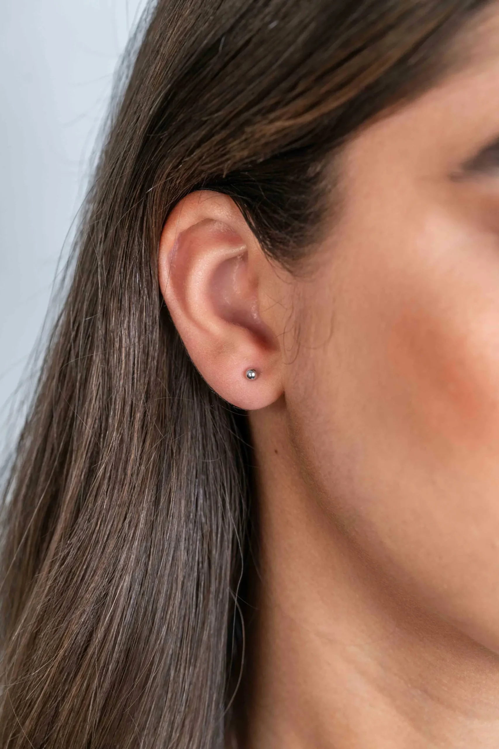 Sale Zinzi 3mm zilveren oorknoppen glad bol ZIO805