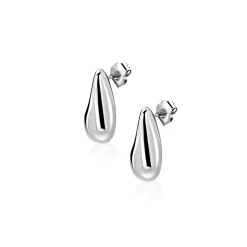Sale Zinzi 8,5mm zilveren oorstekers druppelvorm ZIO2719