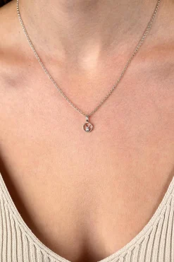 New Zinzi 9mm zilveren Stier sterrenbeeldhanger bezet met witte zirconia ZIH-STI (zonder collier)