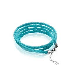 Hot Zinzi by Fatima wikkelarmband turquoise 75cm ZBF11T