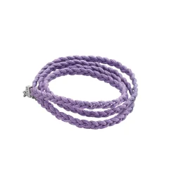 Online Zinzi by Fatima wikkelarmband paars 75cm ZBF11P