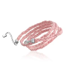 Discount Zinzi by Fatima wikkelarmband roze 75cm ZBF11R