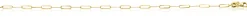Zinzi Gold 14 karaat gouden armband met paperclip schakels 2,2mm breed ZGA296