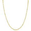 Zinzi Gold 14 karaat gouden massieve Singapore ketting 1,8mm breed 41-43cm ZGC501