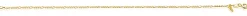 Outlet Zinzi Gold 14 karaat gouden figaro armband 1,5mm breed ZGA294
