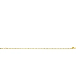 Best Zinzi Gold 14 karaat gouden massieve armband met glanzende fantasie plaatjes 1,7mm breed 17-19cm ZGA497