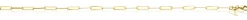Outlet Zinzi Gold 14 karaat gouden armband met paperclip schakels 2,7mm breed ZGA297