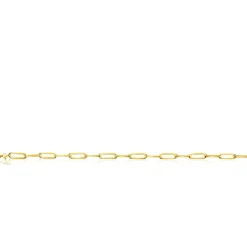 Hot Zinzi Gold 14 krt gouden closed for ever schakelarmband 4,5mm breed 18,5cm ZGA453