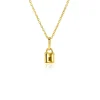 Clearance Zinzi Gold 14 krt gouden hanger met trendy slotje 5mm ZGH419 (zonder collier)