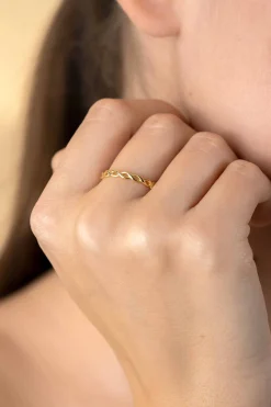 Sale Zinzi Gold 14 krt gouden ring Infinity 2,5mm breed ZGR367