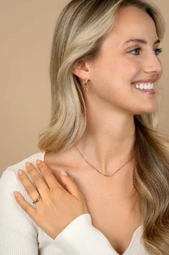 Sale Zinzi gold plated zilveren ring (5mm breed) met veertjesmotief ZIR2644G
