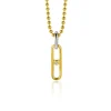 Sale Zinzi gold plated zilveren ovale hanger 20mm met witte zirconia ZIH2300 (zonder collier)