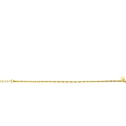 New Zinzi gold plated zilveren schakel armband 2,3mm breed 18-21cm ZIA2648G