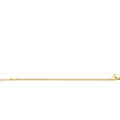 Discount Zinzi gold plated zilveren scroll schakel armband (3mm breed) waarbij de schakels een dubbele krul/kronkeling maken 17-20cm ZIA2712G