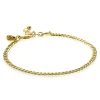 Clearance Zinzi zilveren armband geel verguld 3mm gourmet ZIA1418G