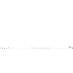 New Zinzi zilveren armband, in het midden bezet met 21 witte zirconia's 16-19cm ZIA2370